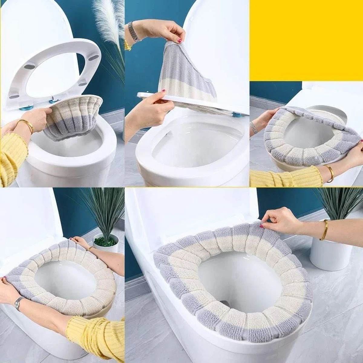 Washable Soft Toilet Seat Cover