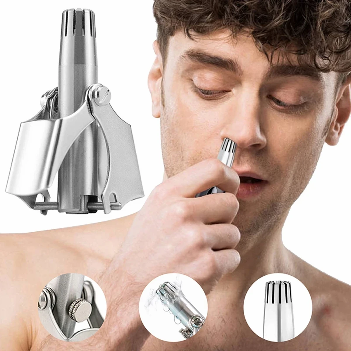 POCKET NOSE HAIR TRIMMER