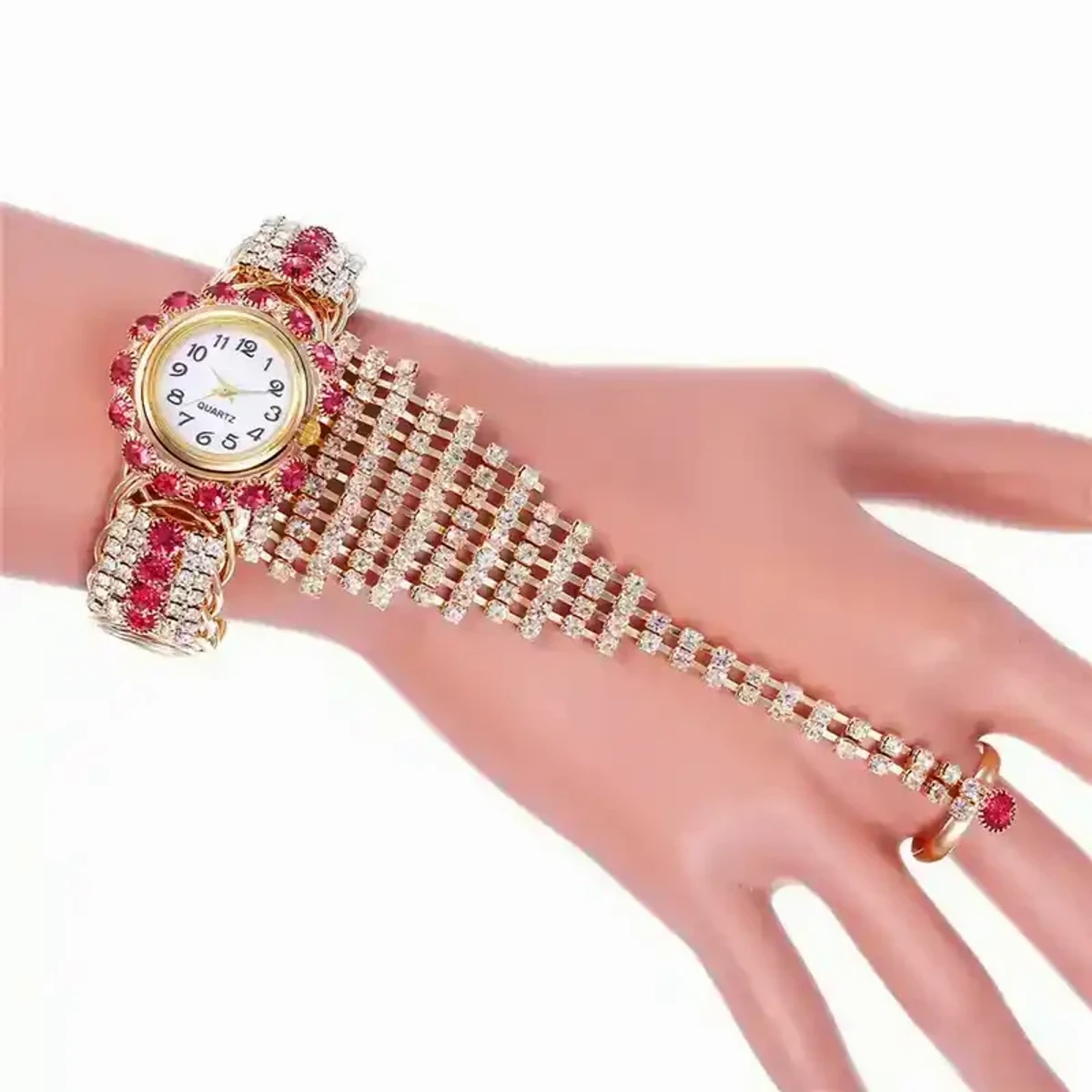 FASHION CRYSTAL BRACELET WATCH