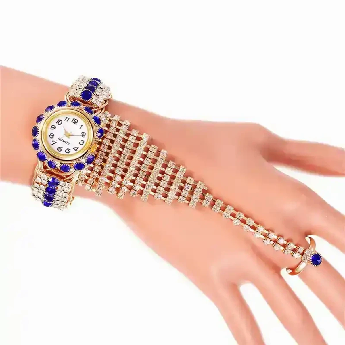 FASHION CRYSTAL BRACELET WATCH