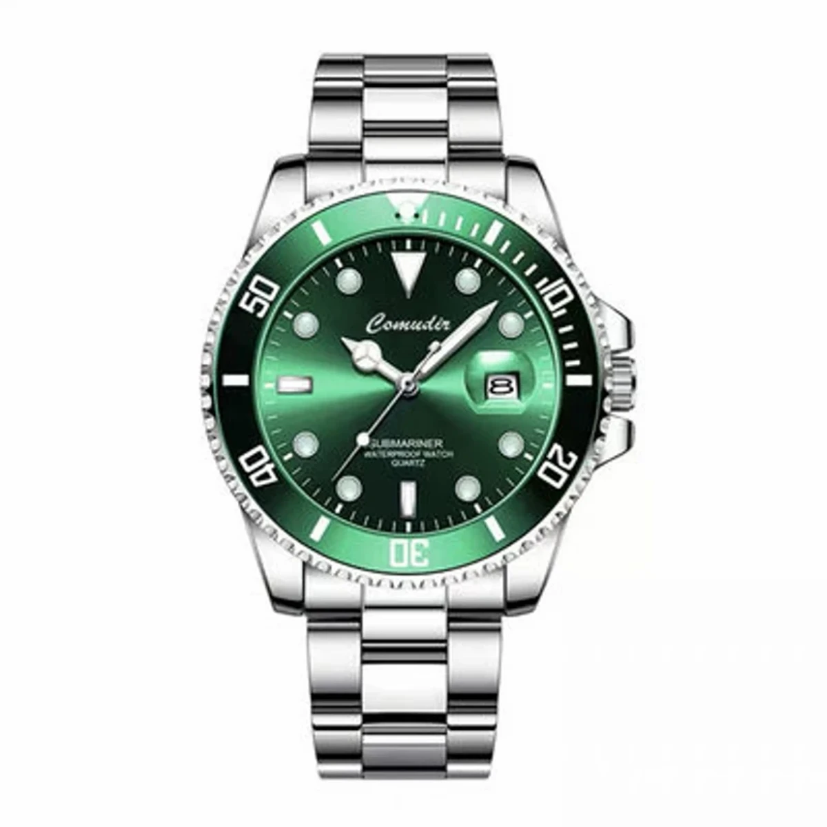 STAINLESS STEEL WATERPROOF DATE MEN WATCH