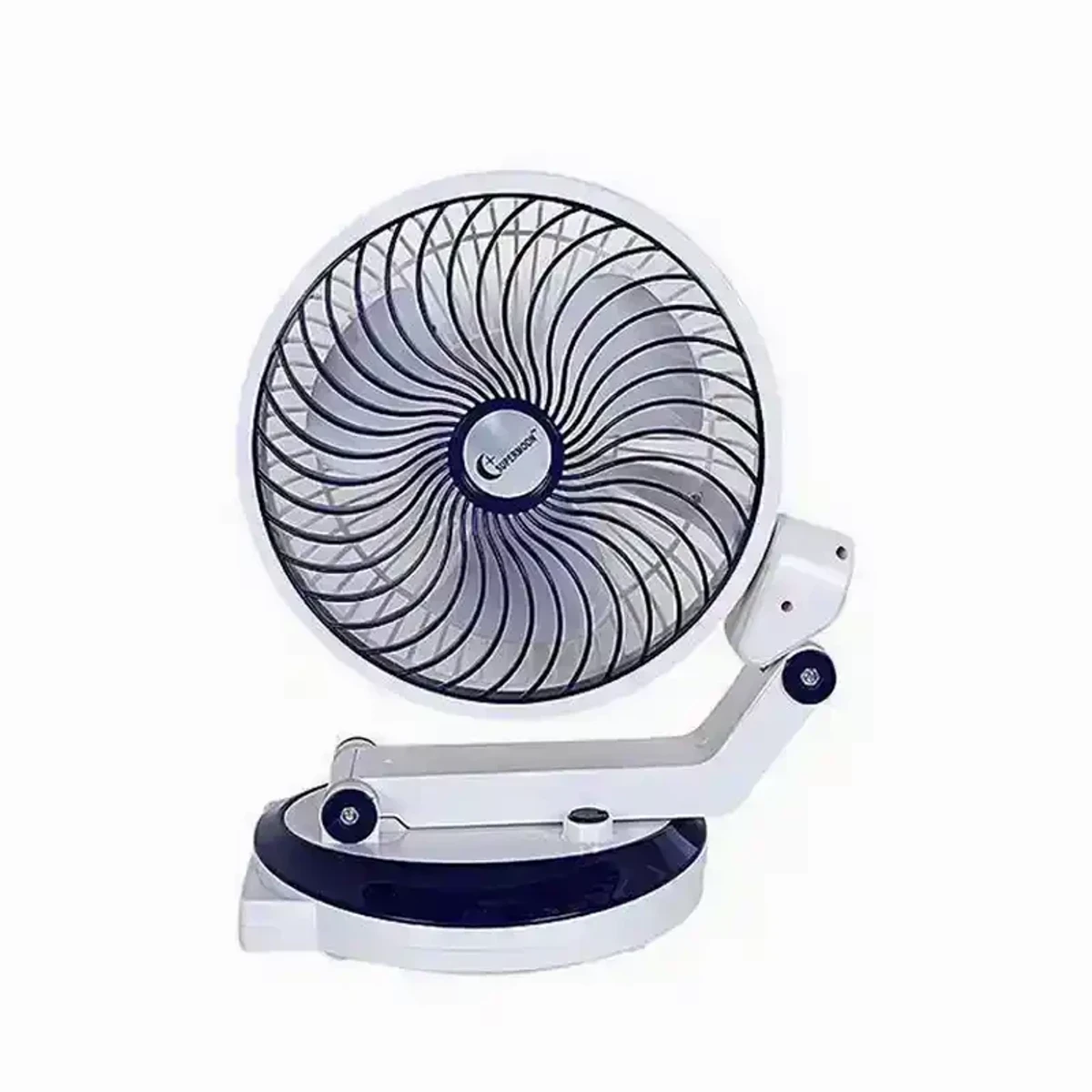 SUPERMOON RECHARGEABLE TABLE FAN PLUS LIGHT 16% Off